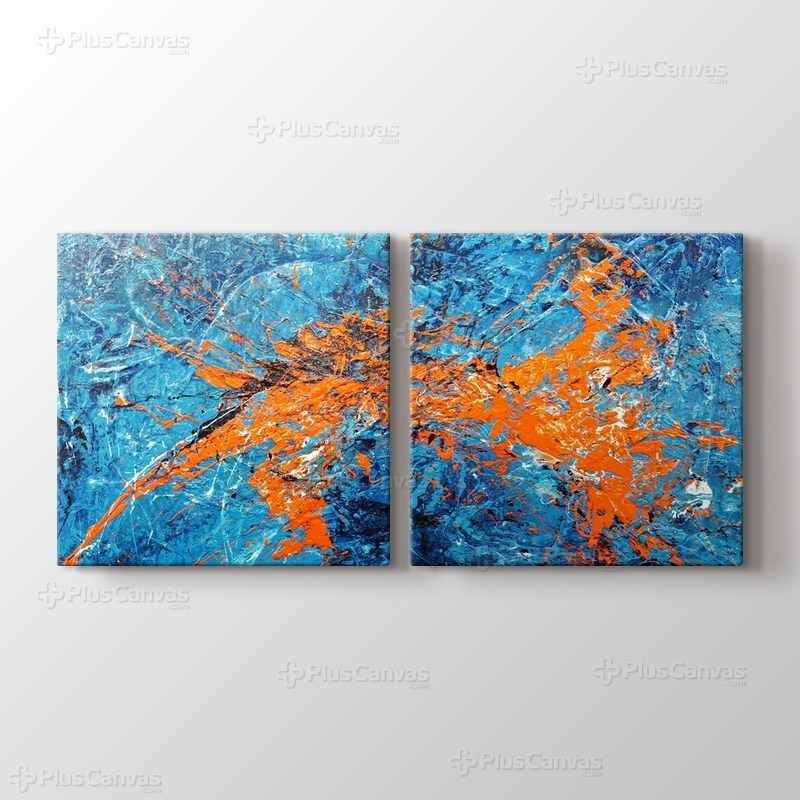 Orange Cyan Abstract görseli.