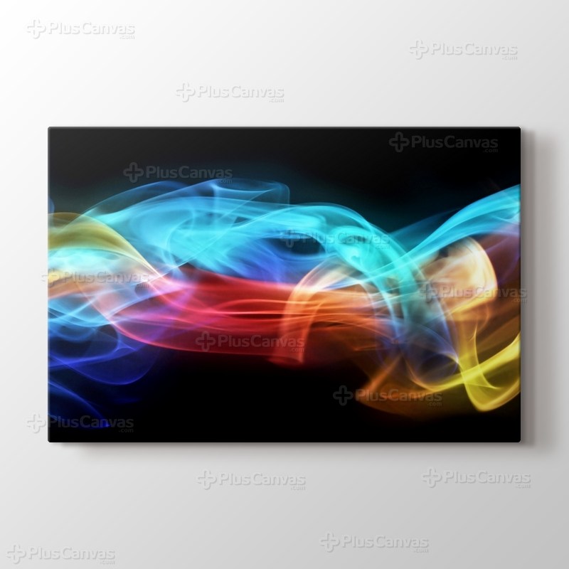 Renkli dijital alevler görseli.