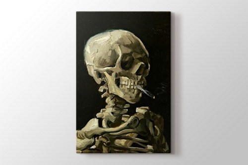 Head of a Skeleton with a Burning Cigarette görseli.