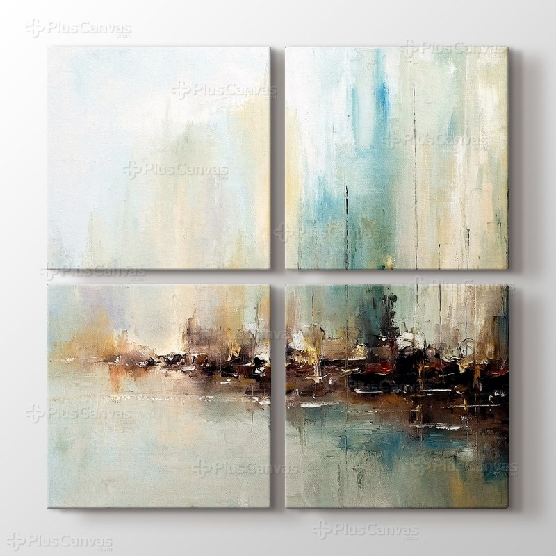 Yağlıboya Soyut Liman görseli.