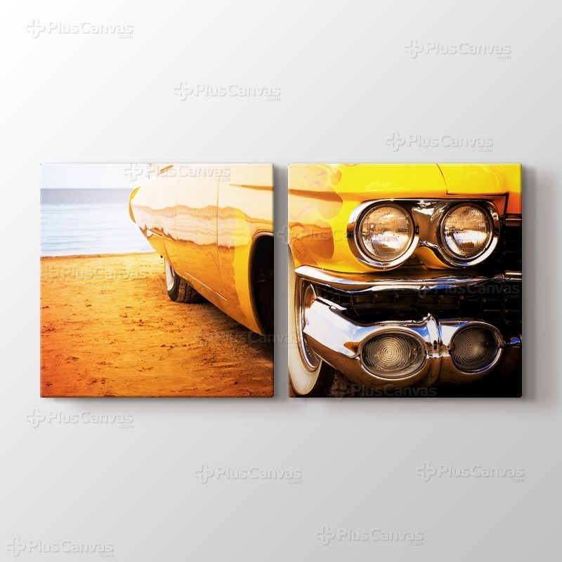 Sarı Cadillac görseli.