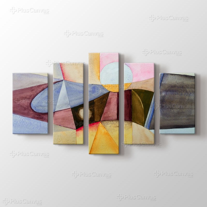 Soyut sulu boya renkler görseli.