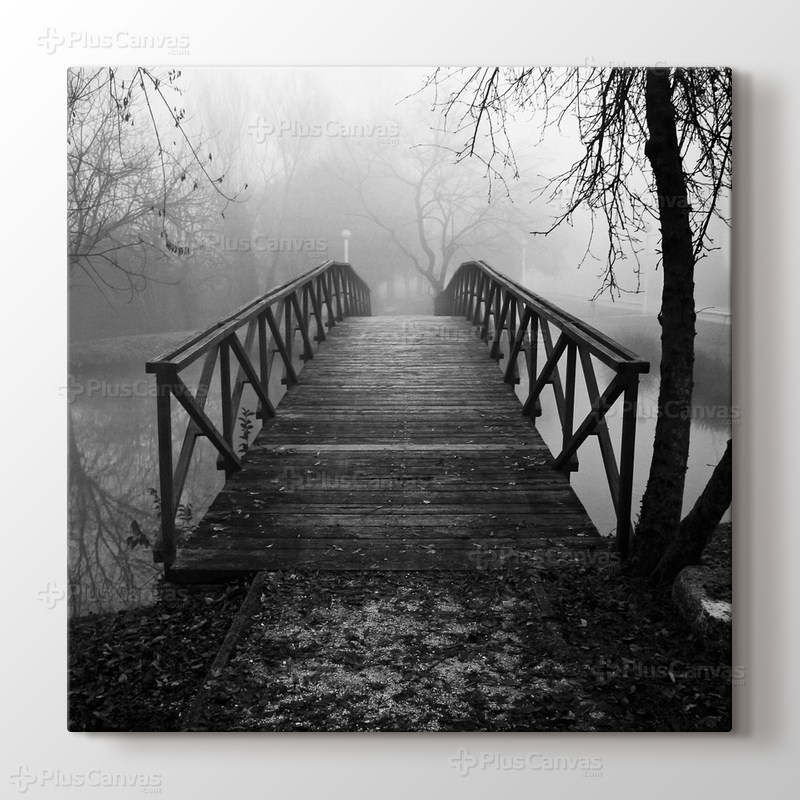 Parkta Ahşap İskele görseli.