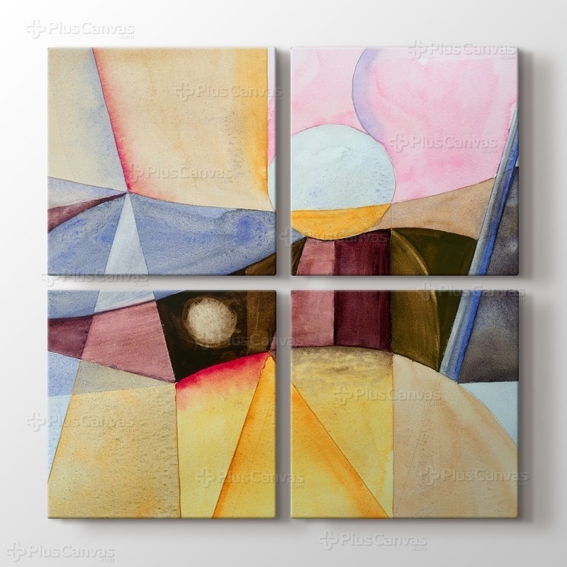 Soyut sulu boya renkler görseli.