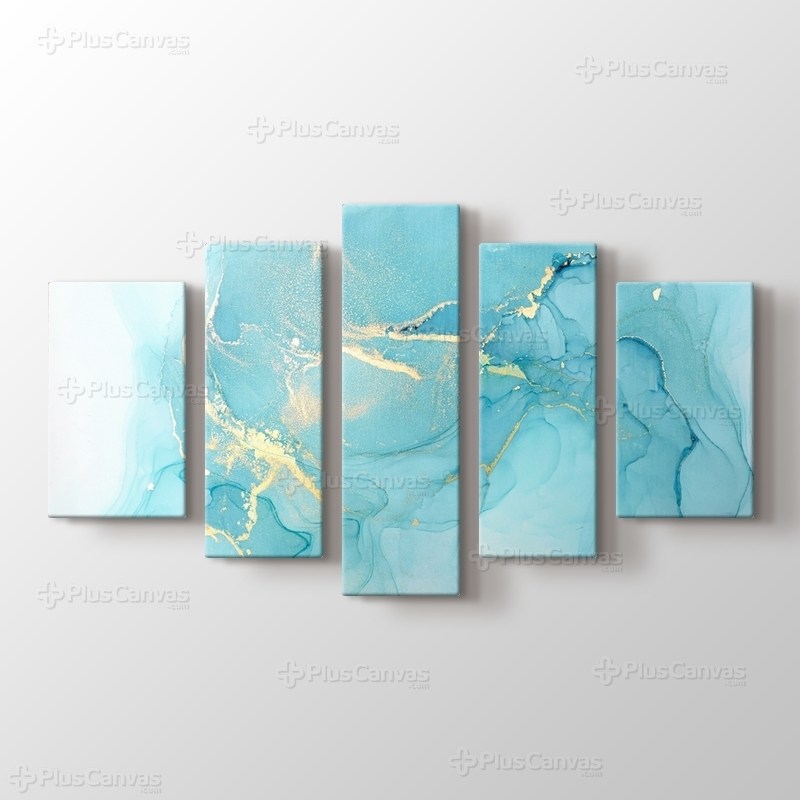 Golden Cyan Marble görseli.