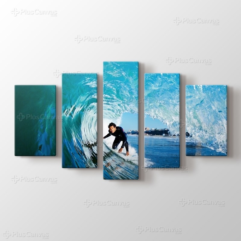 Okyanus Dalgası içinde Sörfçü görseli.