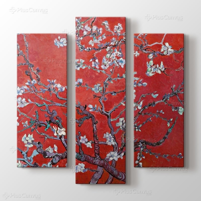 Çiçek açan badem ağacı görseli.