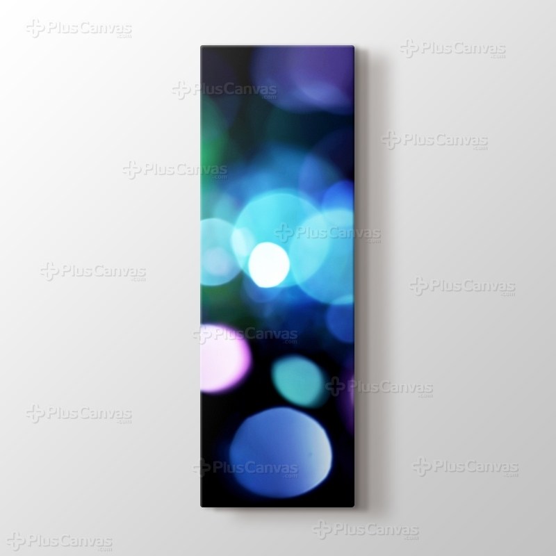 Renkli ışık hareleri görseli.