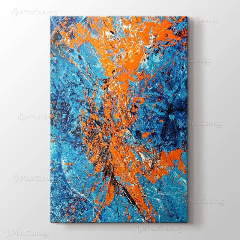 Orange Cyan Abstract görseli.