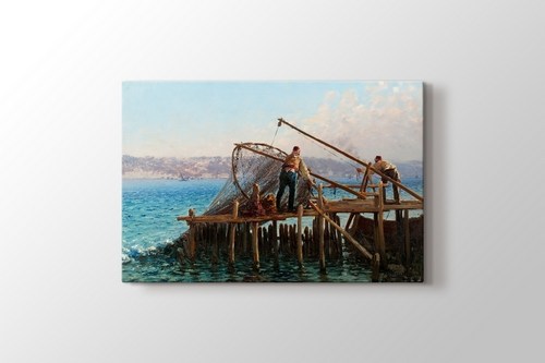 Fishermen Bringing in the Catch görseli.