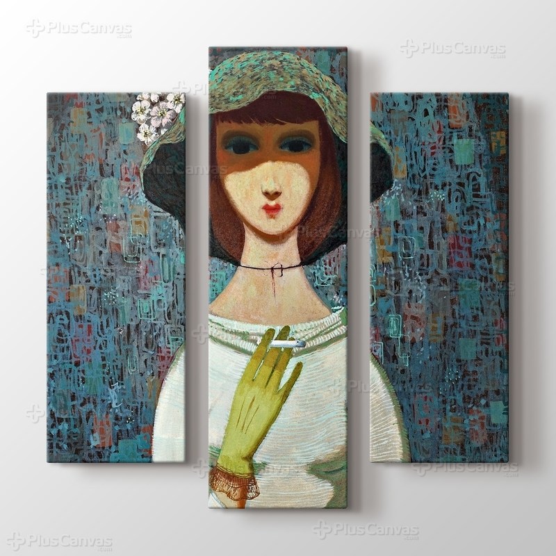 Woman with Cigarette görseli.