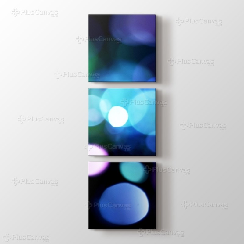 Renkli ışık hareleri görseli.