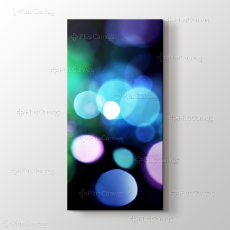 Renkli ışık hareleri görseli.