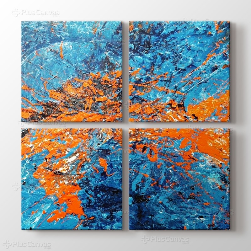 Orange Cyan Abstract görseli.