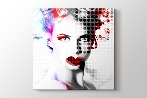 Popart Woman Portrait görseli.
