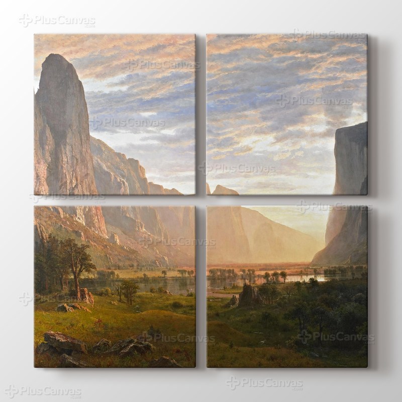 Looking Down Yosemite Valley California 1865 görseli.