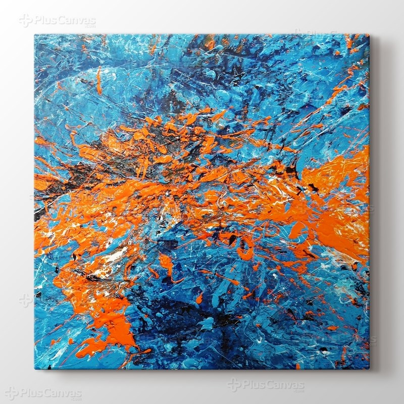 Orange Cyan Abstract görseli.