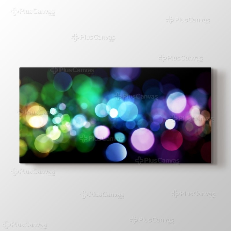 Renkli ışık hareleri görseli.