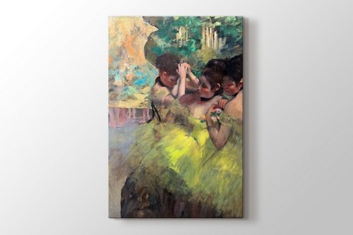 Yellow Dancers - Edgar Degas görseli.