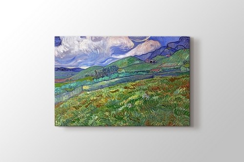 Mountainous Landscape Behind Saint-Remy görseli.