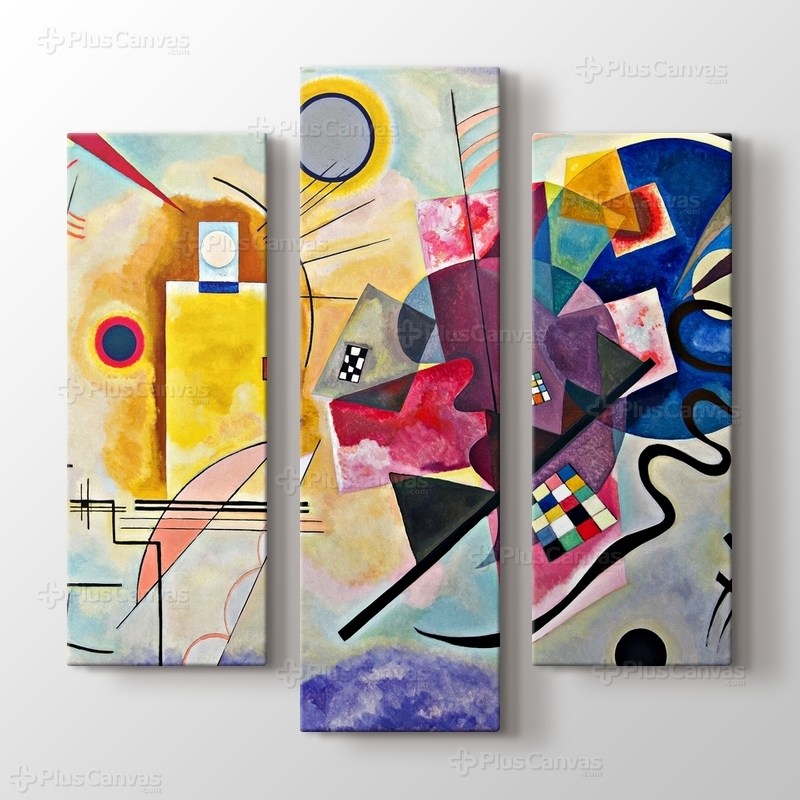 Yellow Red and Blue 1925 görseli.