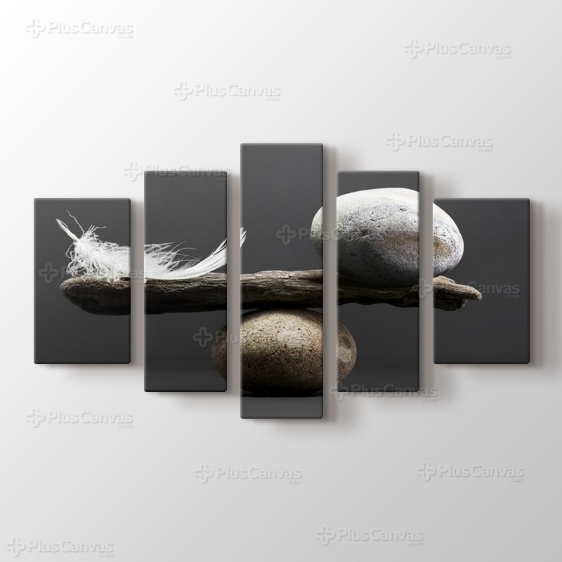 Taş ve Tüy Dengesi görseli.