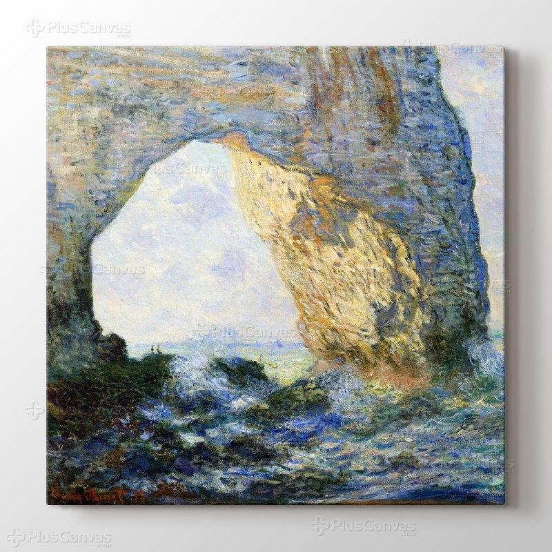 The Manneport Rock Arch West of Etretat görseli.