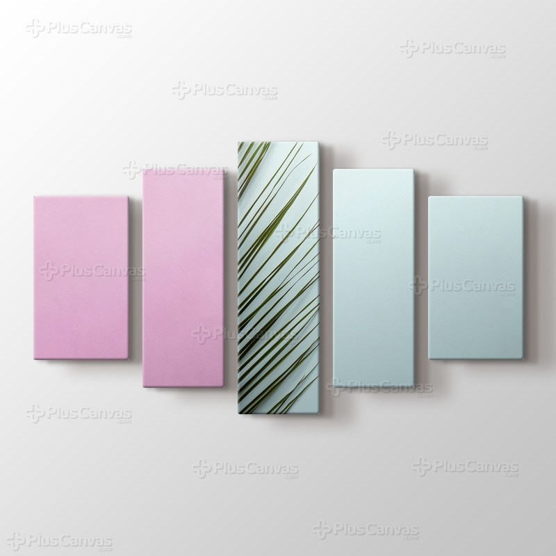 Palm Leaf Half Pink görseli.