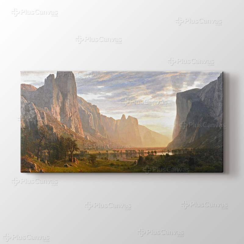 Looking Down Yosemite Valley California 1865 görseli.