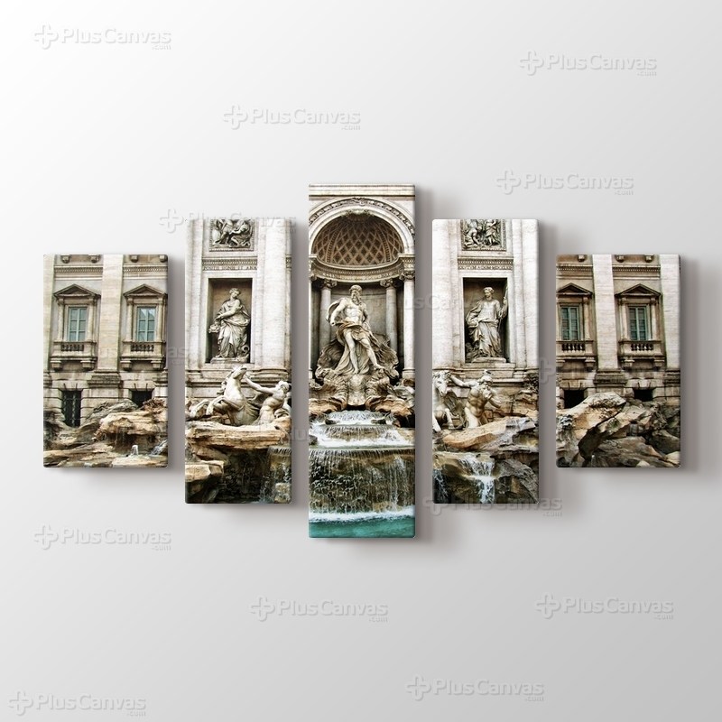 Trevi Çeşmesi görseli.