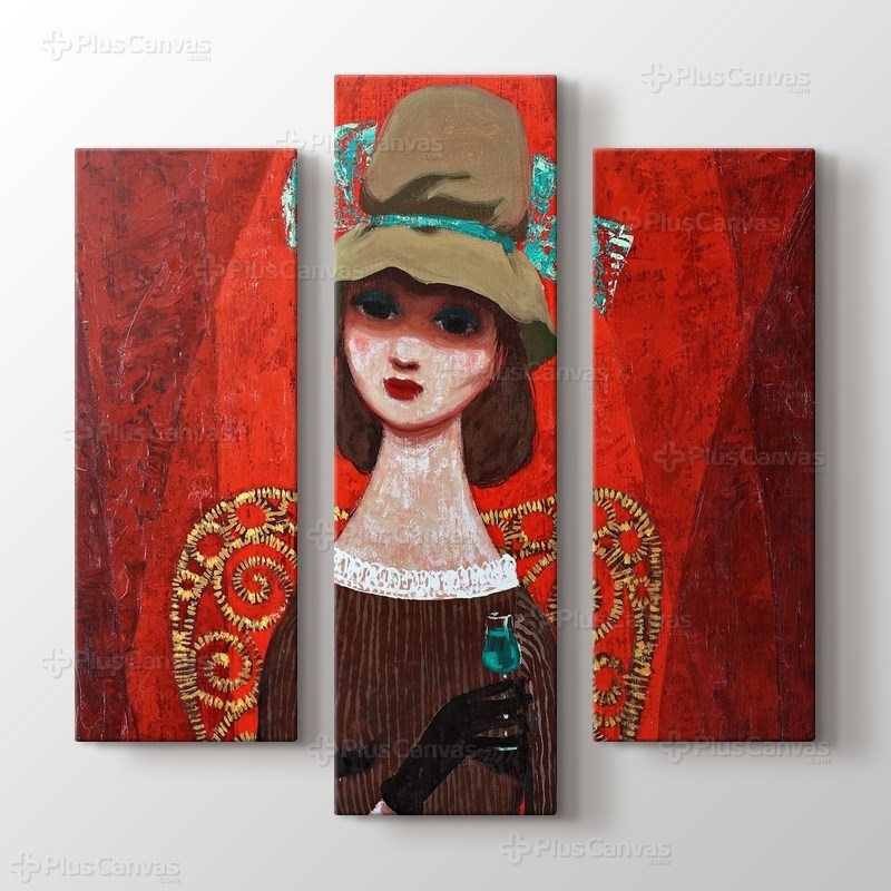 Woman at the Cafe görseli.