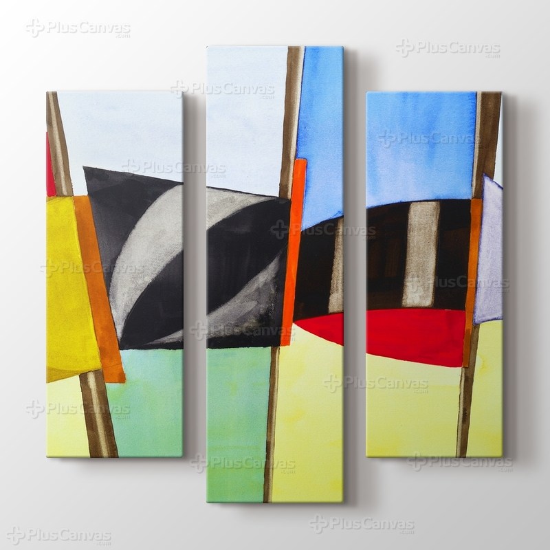 Soyut sulu boya renkler görseli.