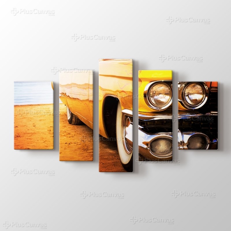 Sarı Cadillac görseli.