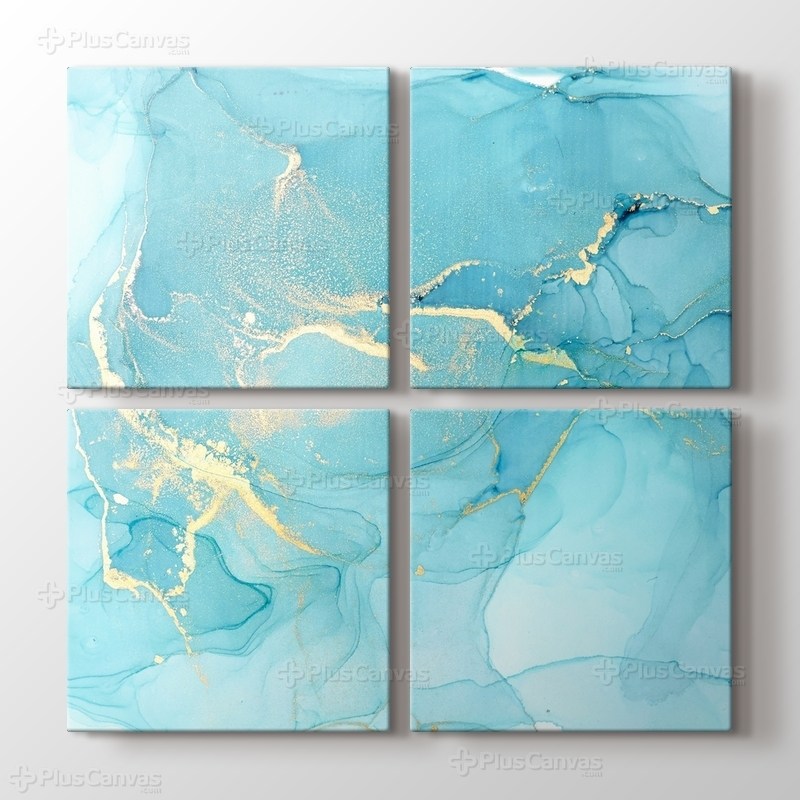 Golden Cyan Marble görseli.