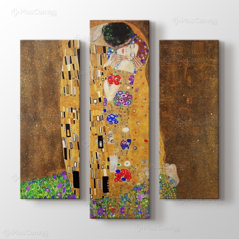 The Kiss - Öpücük Tablosu görseli.