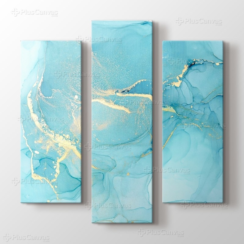 Golden Cyan Marble görseli.