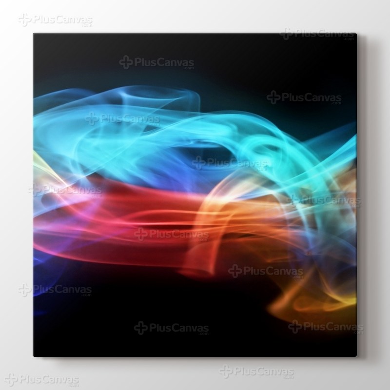 Renkli dijital alevler görseli.