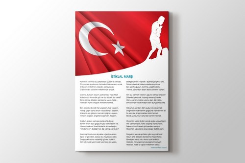 İstiklal Marşı görseli.