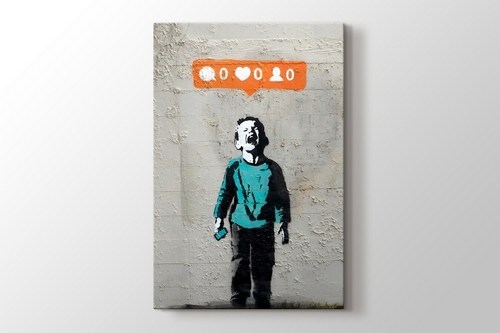 Bansky No Social Media görseli.