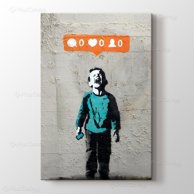 Bansky No Social Media görseli.