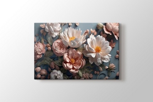 Kabartma Çiçekler görseli.