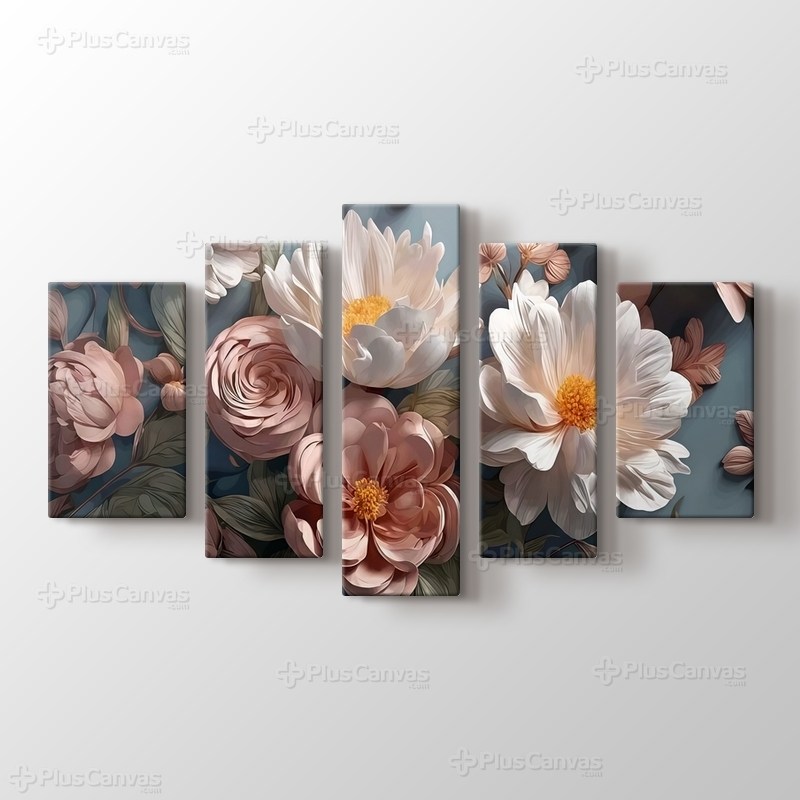 Kabartma Çiçekler görseli.