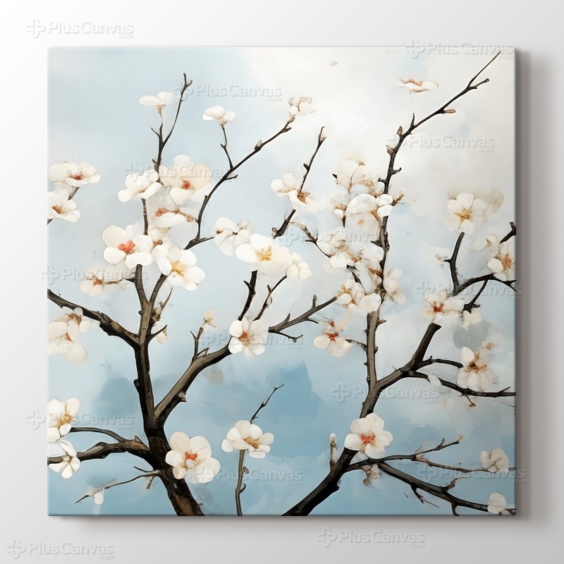 Çiçek Açan Badem Ağacı görseli.