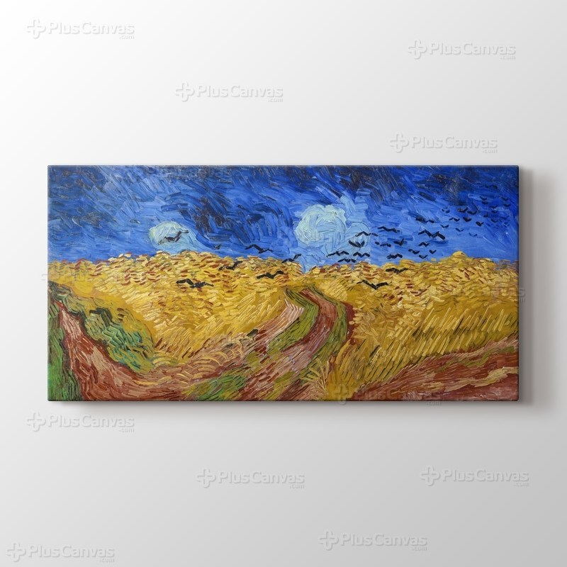 Wheatfield With Crows görseli.