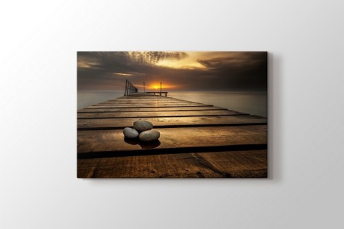 İskelede Taşlar görseli.