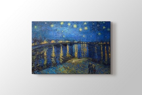 Rhone Üzerinde Yıldızlı Gece görseli.