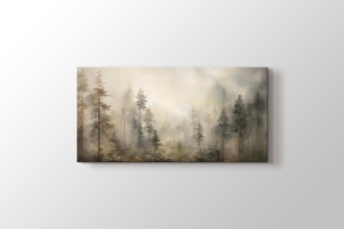 Çam Ormanı Suluboya görseli.