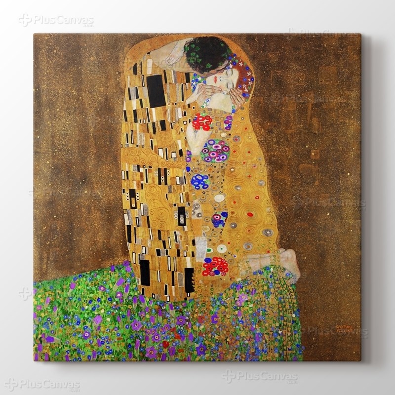 The Kiss - Öpücük Tablosu görseli.