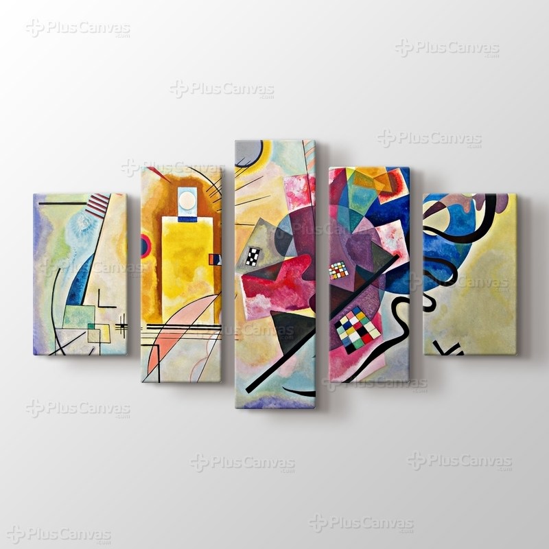 Yellow Red and Blue 1925 görseli.