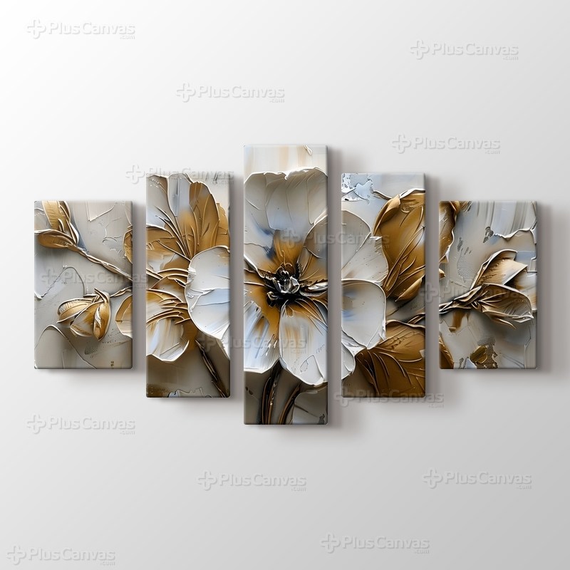 Kabartma Akrilik Çiçek görseli.